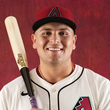 Ivan Melendez during photo day at Salt River Fields at Talking Stick on Feb. 21, 2024.