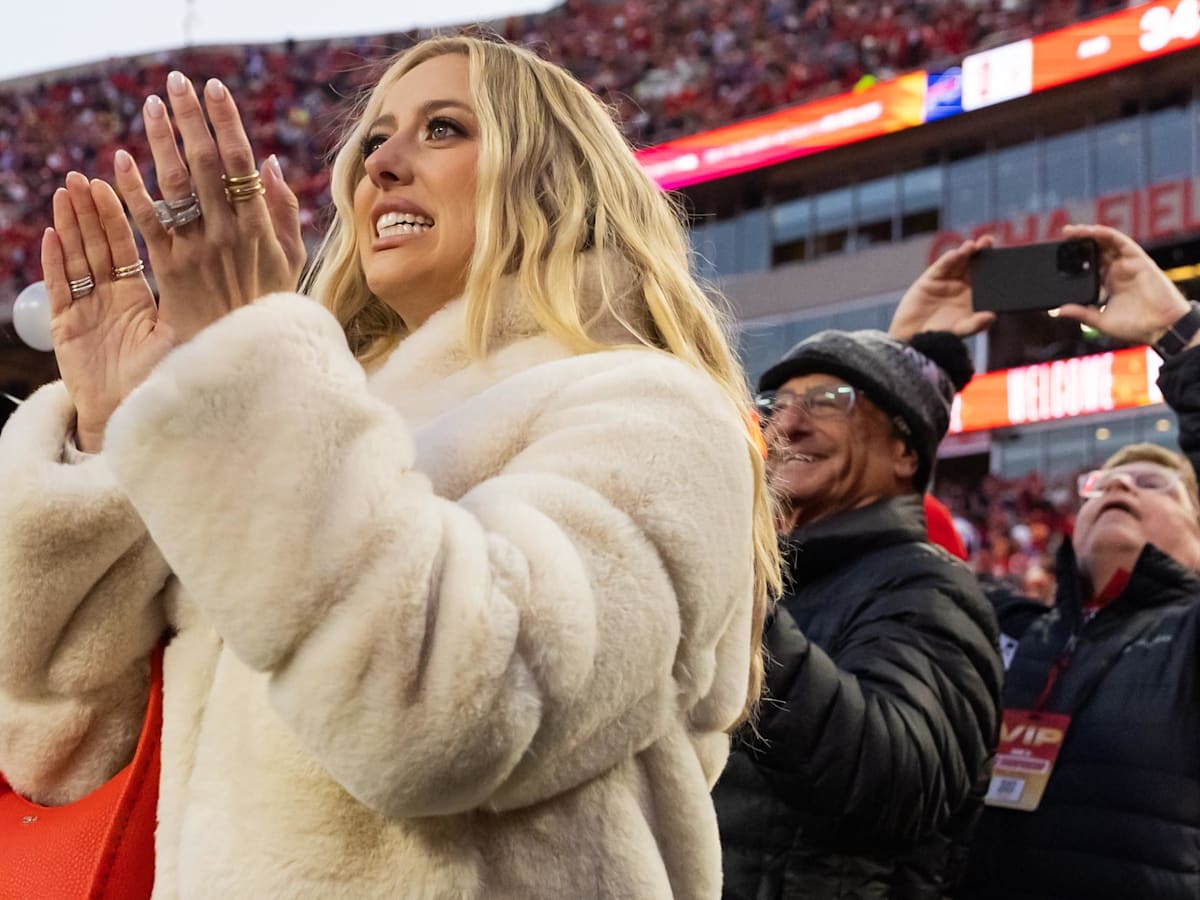 Brittany Mahomes dazzles in all-white fit at Chiefs game after disaster mom morning