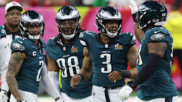 Darius Slay Jr., Jalen Carter, Nolan Smith Jr., Milton Williams, Philadelphia Eagles
