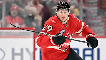 Colorado Avalanche star Nathan MacKinnon will be looking to lead Team Canada into the final at the 4 Nations Face-Off.