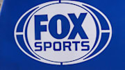  A view of the Fox Sports logo during a game between the Dallas Mavericks and the Houston Rockets at American Airlines Center. 