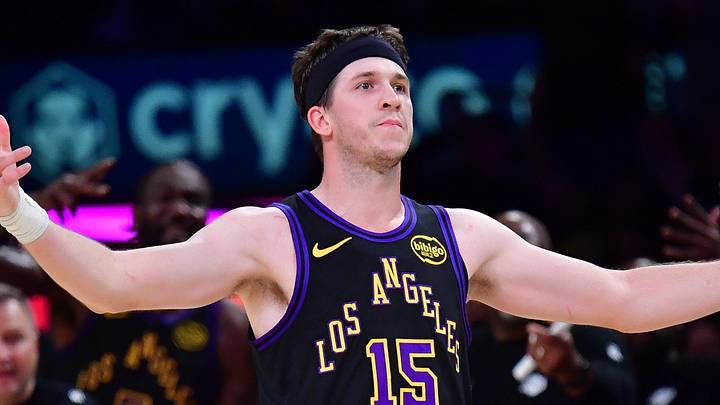 Los Angeles Lakers guard Austin Reaves 