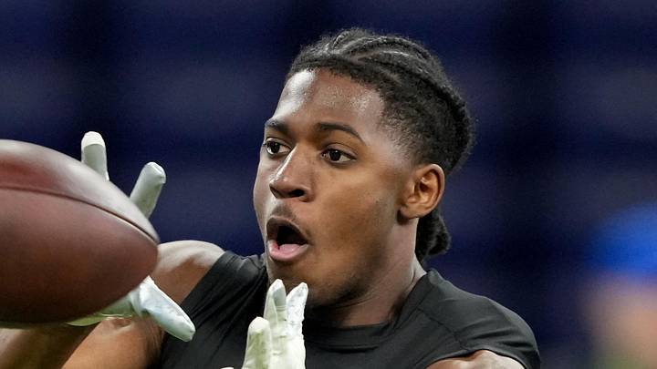 New Seattle Seahawks running back Jadarian Price catches a pass
