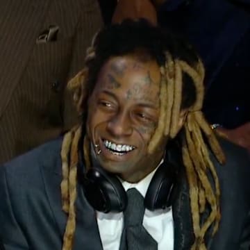 Lil Wayne at the Heisman Trophy Ceremony 