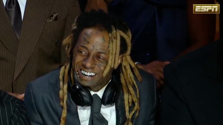 Lil Wayne at the Heisman Trophy Ceremony Lil Wayne at the Heisman Trophy Ceremony