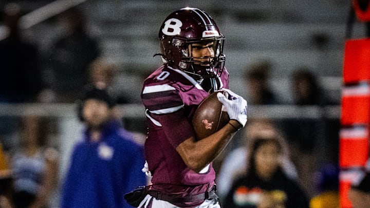 Bastrop wide receiver Ramonz Adams. Bastrop wide receiver Ramonz Adams.