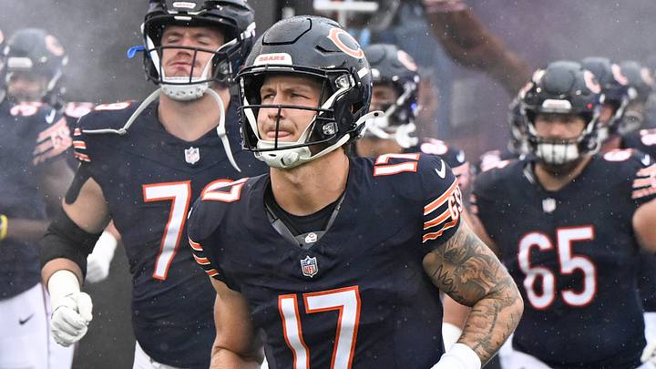 Chicago Bears quarterback Tyson Bagent