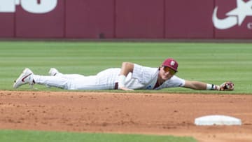Florida State baseball competes in a first round Tallahassee Regional game against Bethune-Cookman for the NCAA College World Series at Dick Howser Stadium Friday, May 30, 2025.