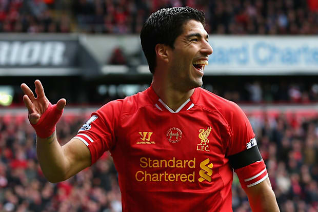 หลุยส์ ซัวเรซ ในท่าฉลอง