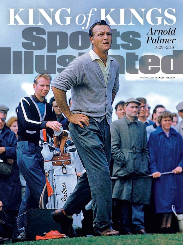 Arnold Palmer on the cover of Sports Illustrated after his death in 2016.
