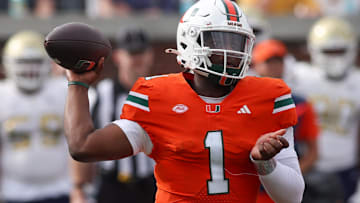 One NFL mock draft has Cam Ward going to the Raiders with the No. 1 pick and Shedeur Sanders going right after to the Giants at No. 2