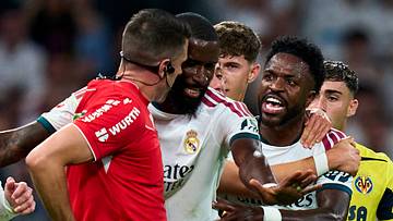 Vinicius Junior sieht die Rote Karte Vinicius Junior sieht die Rote Karte