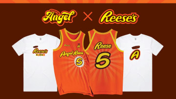 Angel x Reese's merch