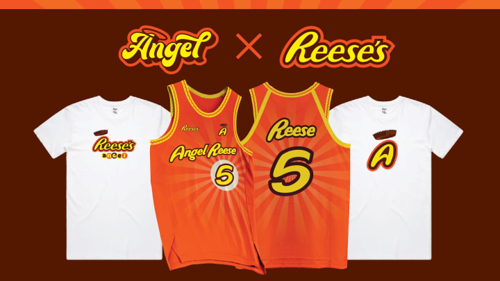 Angel x Reese's merch