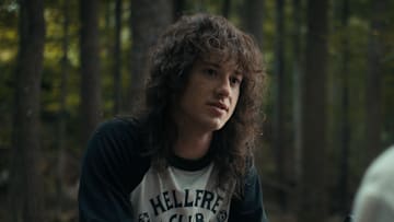 STRANGER THINGS. Joseph Quinn as Eddie Munson in STRANGER THINGS. Cr. Courtesy of Netflix © 2022