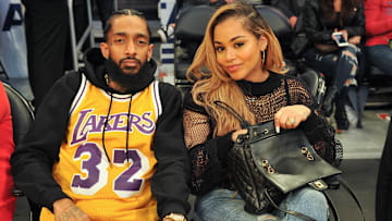 Celebrities At The Los Angeles Lakers Game