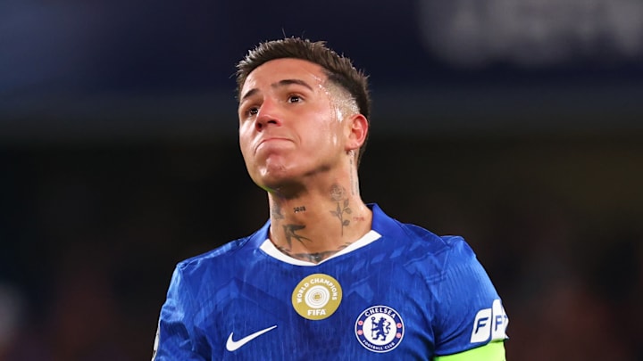 Enzo Fernandez - Milieu de terrain du FC Chelsea Enzo Fernandez - Milieu de terrain du FC Chelsea