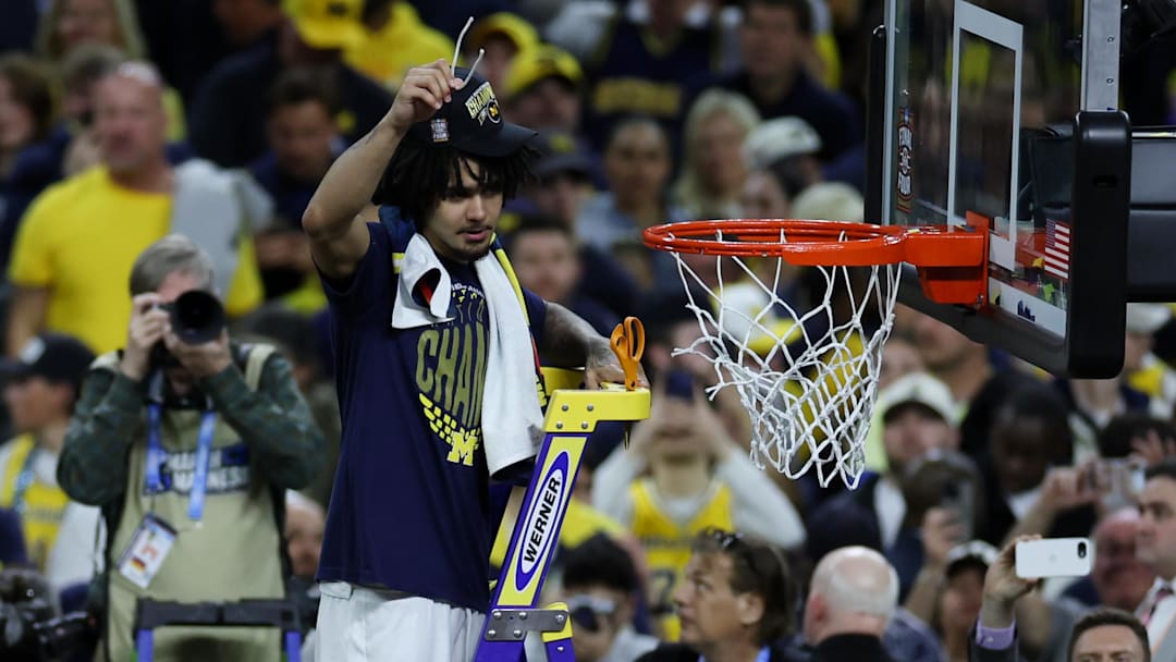 Michigan Wolverines guard Elliot Cadeau (3)