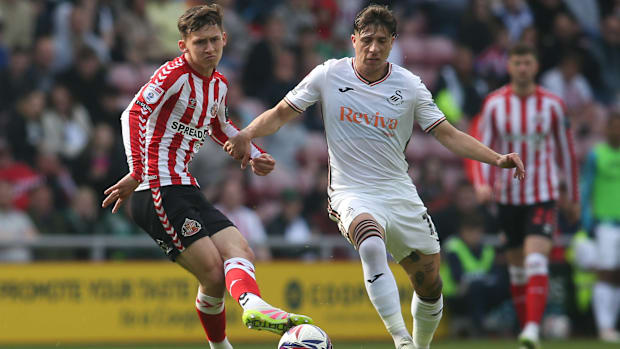 Chris Rigg in action for Sunderland