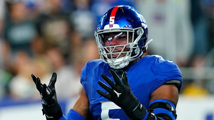 NY Giants linebacker Kayvon Thibodeaux NY Giants linebacker Kayvon Thibodeaux