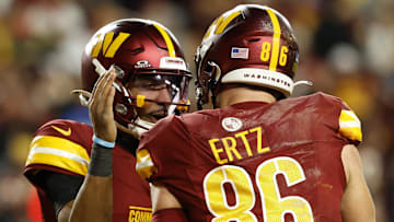 Jayden Daniels and Zach Ertz