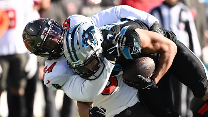 Bet the UNDER on Chuba Hubbard's rushing yards total in Week 17 against the Buccaneers.