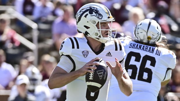 Western Michigan Broncos quarterback Jack Salopek 