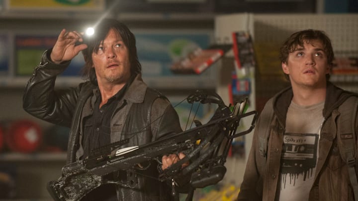 Daryl Dixon (Norman Reedus) and Zach (Kyle Gallner) - The Walking Dead season 4