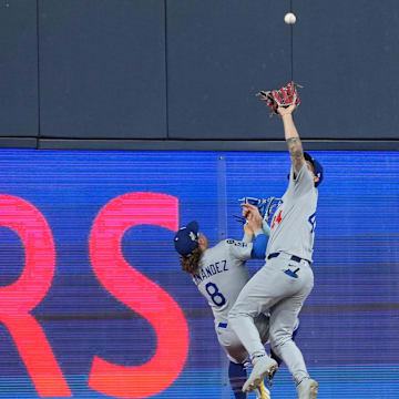 Hernandez took some time to process this iconic play.