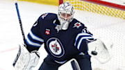 Winnipeg Jets goaltender Connor Hellebuyck