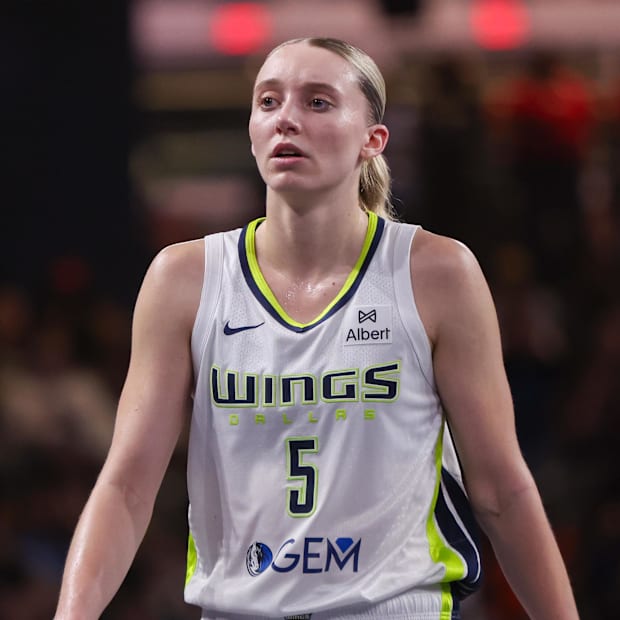 Dallas Wings guard Paige Bueckers 