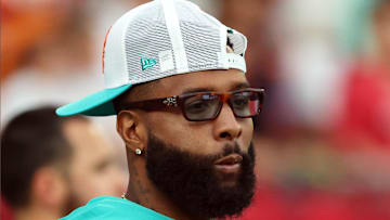 Wide receiver Odell Beckham Jr. is no longer a member of the Dolphins.
