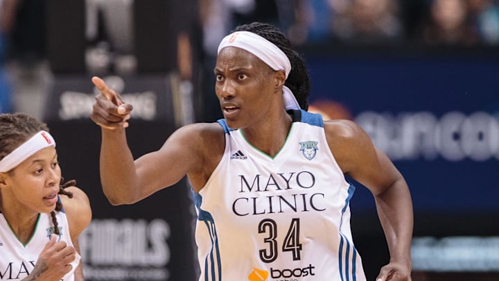 Oct 6, 2015; Minneapolis, MN, USA; Minnesota Lynx center Sylvia Fowles (34) in the second quarter against the Indiana Fever at Target Center. Mandatory Credit: Brad Rempel-Imagn Images Oct 6, 2015; Minneapolis, MN, USA; Minnesota Lynx center Sylvia Fowles (34) in the second quarter against the Indiana Fever at Target Center. Mandatory Credit: Brad Rempel-Imagn Images