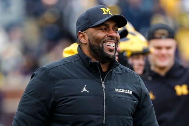 Another win for Michigan Wolverines head football coach Sherrone Moore over the Ohio State Buckeyes would raise eyebrows