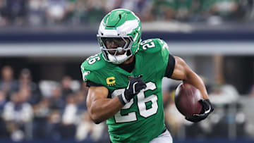 Philadelphia Eagles running back Saquon Barkley