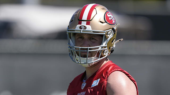 San Francisco 49ers tight end Mason Pline