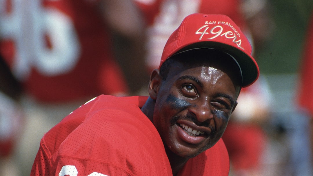 San Francisco 49ers wide receiver Jerry Rice (80)