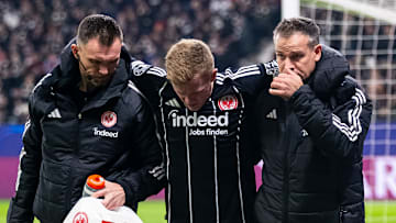 Verletzungssorgen um SGE-Stürmer Jonathan Burkardt