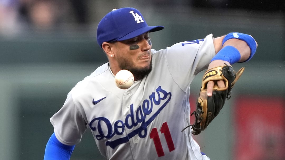 Los Angeles Dodgers shortstop Miguel Rojas