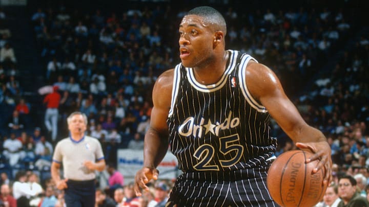 Nick Anderson has been with the Orlando Magic from the very beginning. His No. 25 should be immortalized by the franchise.