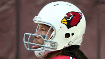 Arizona Cardinals wide receiver Larry Fitzgerald (11) warms up before playing against the Philadelphia Eagles Dec. 20, 2020.

Eagles Vs Cardinals
