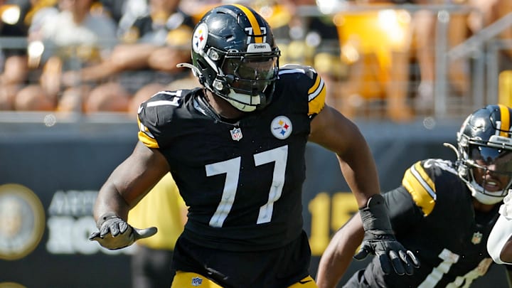 Pittsburgh Steelers Offensive Lineman Broderick Jones