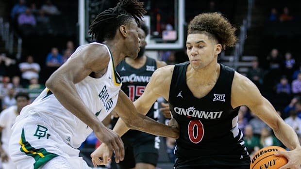 Baylor Bears guard Dan Skillings Jr. Cincinnati Bearcats Bears coach Scott Drew Big 12 basketbal