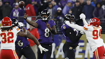 Lamar Jackson is just 1-4 against Patrick Mahomes in his career