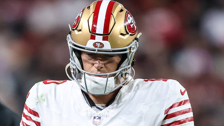 San Francisco 49ers quarterback Mac Jones