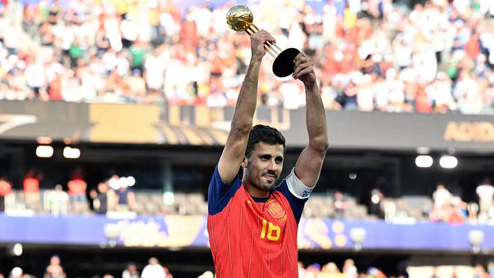 Rodri was crowned the best player of the summer. Rodri was crowned the best player of the summer.
