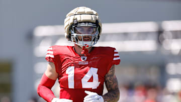 San Francisco 49ers wide receiver Ricky Pearsall (14)