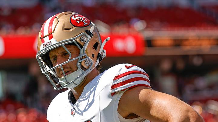 San Francisco 49ers  tight end Jake Tonges (88)