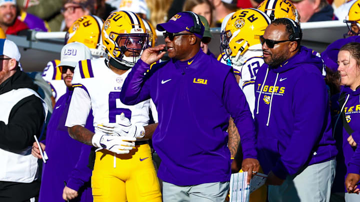 LSU interim head coach Frank Wilson is joining Pete Golding's staff at Ole Miss.