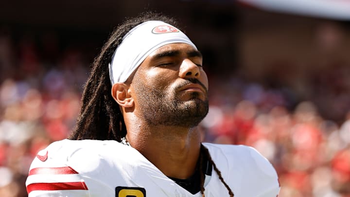 San Francisco 49ers linebacker Fred Warner (54)